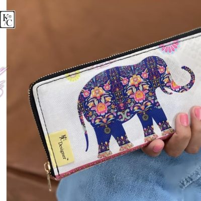 Printed Elephant women Wallet