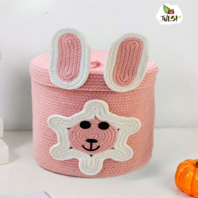 kids Baskets in baby pink color for girls