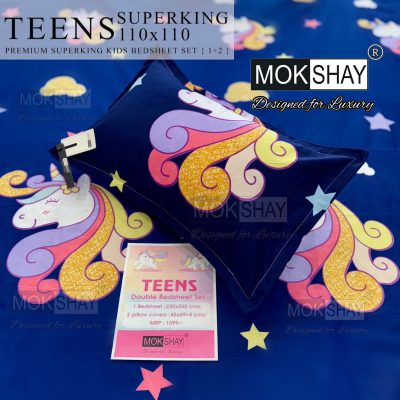 TEENS SUPERKING BED SHEET (MOKSHAY)