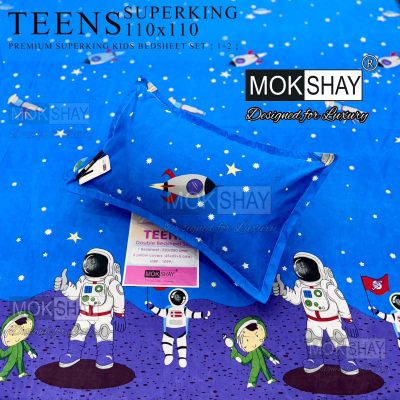 TEENS SUPERKING BED SHEET (MOKSHAY)