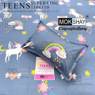 TEENS SUPERKING BED SHEET (MOKSHAY)