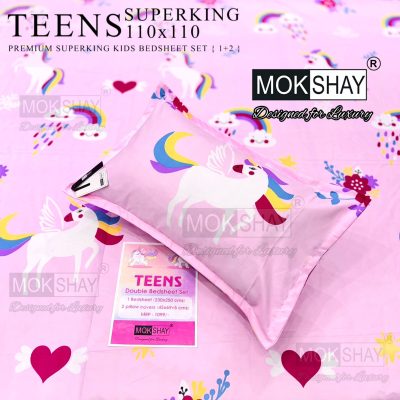 TEENS SUPERKING BED SHEET (MOKSHAY)