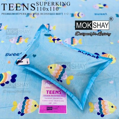 TEENS SUPERKING BED SHEET (MOKSHAY)