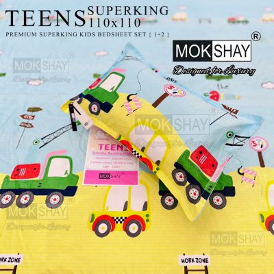 TEENS SUPERKING BED SHEET (MOKSHAY)