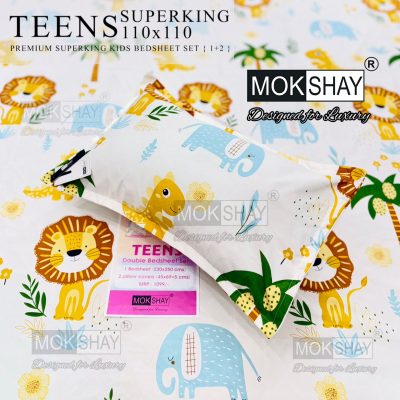 TEENS SUPERKING BED SHEET (MOKSHAY)