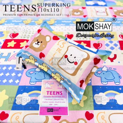 TEENS SUPERKING BED SHEET (MOKSHAY)