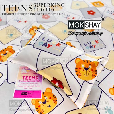 TEENS SUPERKING BED SHEET (MOKSHAY)