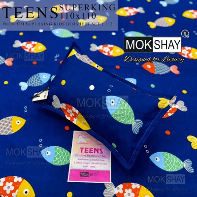 TEENS SUPERKING BED SHEET (MOKSHAY)