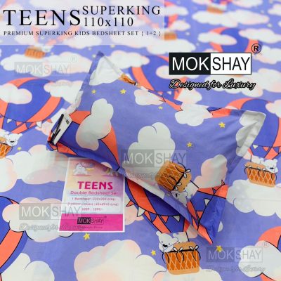 TEENS SUPERKING BED SHEET (MOKSHAY)