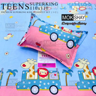 TEENS SUPERKING BED SHEET (MOKSHAY)