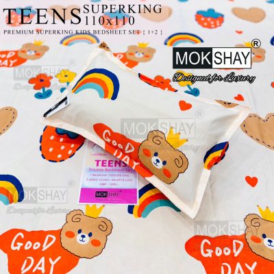 TEENS SUPERKING BED SHEET (MOKSHAY)