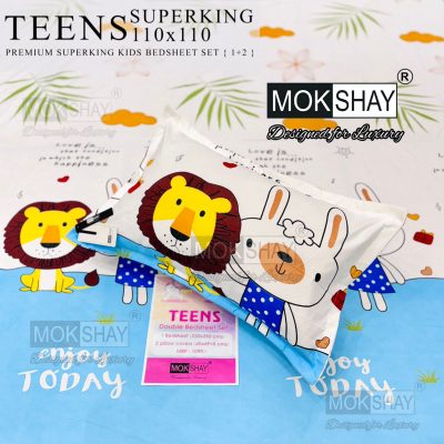 TEENS SUPERKING BED SHEET (MOKSHAY)