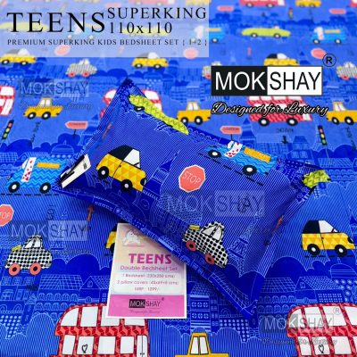 TEENS SUPERKING BED SHEET (MOKSHAY)