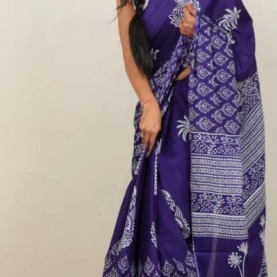 beautiful looking Chanderi Cotton saree