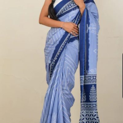 beautiful Chanderi Cotton saree