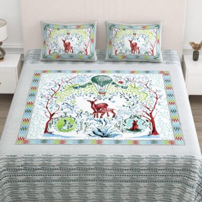 Double bedsheet with pillow cover