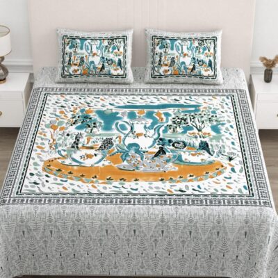 Double bedsheet with pillow cover