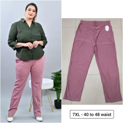 Plus size pants And Shirt for formal look